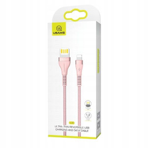USAMS Kabel pleciony U33 lightning 1,2m 2A Fast Ch