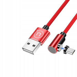 USAMS Kabel kątowy magnetyczny U54 1m microUSB cze