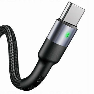 USAMS Kabel pleciony U26 USB-C 1m 1szt. for set 3A