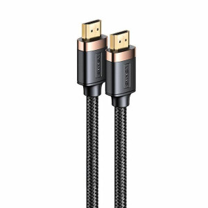 USAMS Kabel HDMI - HDMI 2.0 U74 2.0m czarny/black