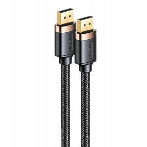 USAMS Kabel DP - DP U74 2.0m czarny/ black 4K HD S
