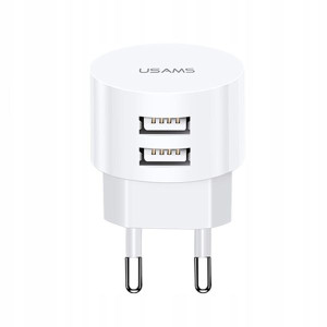 USAMS Ład. siec. 2xUSB T20 2,1A round (only head)