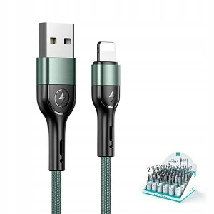 USAMS Kabel pleciony U55 2A lightning 1szt. for se