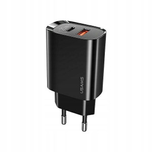 USAMS Ład. siec. 1xUSB-C+1xUSB T35 20W (only head)