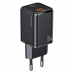 USAMS Ład. siec. 1xUSB-C+1xUSB T43 33W (only head)