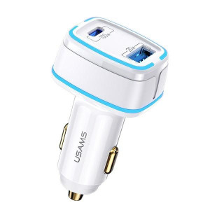USAMS Ład. sam. 1xUSB+1xUSB-C C24 120W (only head)