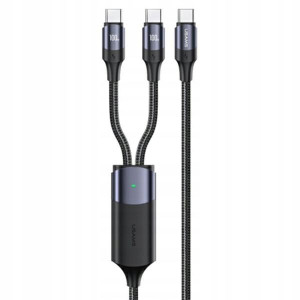 USAMS Kabel U71 2xUSB-C na USB-C 1,2m 100W PD Fast