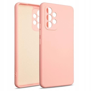 Beline Etui Silicone Samsung A53 rózowo-złty/rose