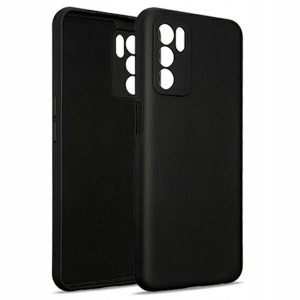 Beline Etui Silicone Oppo A16/A16s/A16K czarny/bla