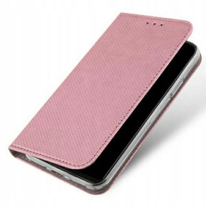 Etui Smart Magnet book Samsung M23 M236 różowo zło