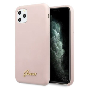 Etui Guess GUHCN58LSLMGLP Apple iPhone 11 Pro jasnoróżowy/light pink hard c