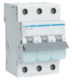 Wyłącznik nadprądowy MCN310E 3P C10 Hager