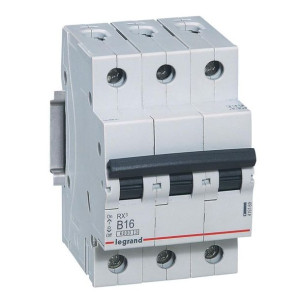 Wyłącznik nadprądowy RX3 B16 3P Legrand