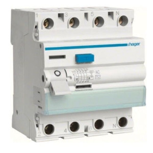 Wyłącznik różnicowoprądowy CEC425J 25A 100mA AC 4P Hager