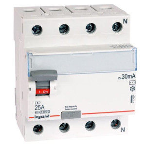 Wyłącznik różnicowoprądowy P304 TX3 25A 30mA AC 4P Legrand