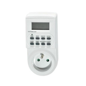 Programator czasowy elektroniczny 7 dniowy 24h PC-ELE724-00