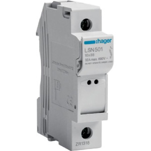 Modułowa podstawa bezpiecznikowa 1P 32A 690V LSN501 10x38mm