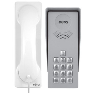 Domofon jednorodzinny EURA Ingresso Bianco ADP-36A3 biały