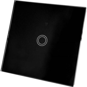TUYA SMART Wi-Fi dotykowy wyłącznik jednobiegunowy czarny GXSH042