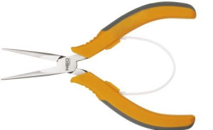 Szczypce precyzyjne wydłużone proste 130mm 01-102