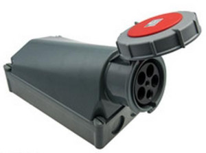 Gniazdo siłowe stałe 125A 400V 5p IP67