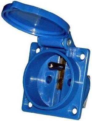 Gniazdo wtyczkowe izolacyjne tablicowe 16A 250V