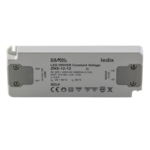 Zasilacz LED slim 12W 12V DC - ZNS-12-12
