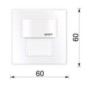Oprawa schodowa LED Tango Mini biała 10V IP20 - SKOFF ciepłobiały
