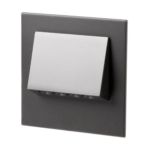 Ledix - oprawa LED Navi PT 14V z ramką czarna ciepłobiały