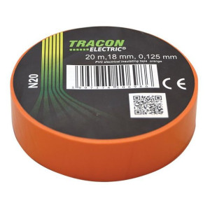 Taśma izolacyjna 20mx18mm  pomarańcz
