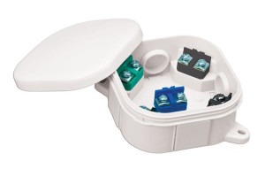 Puszka natynkowa PH 92x92 klik biała - A.0020B