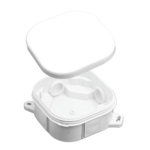 Puszka natynkowa PH 92x92 klik pusta biała - A.0018B