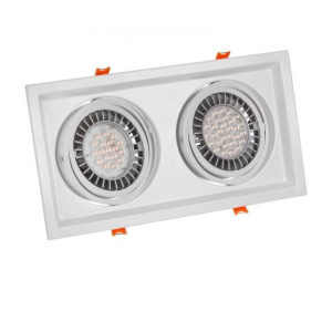 Oprawa downlight wpuszczana MDD Maxi Due AR111 2xGU10