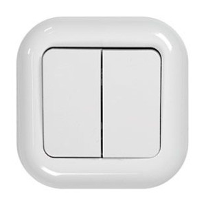 Abex Fan biały - łącznik świecznikowy WP-2F