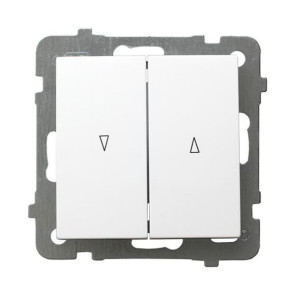 Ospel AS biały - łącznik żaluzyjny odbijający ŁP-7G/m/00