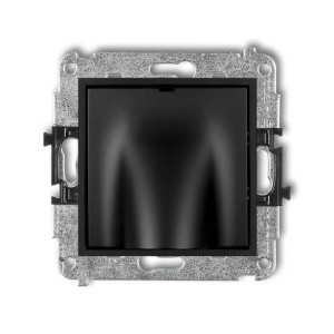 Karlik Mini czarny mat - wypust kablowy - 12MWPK
