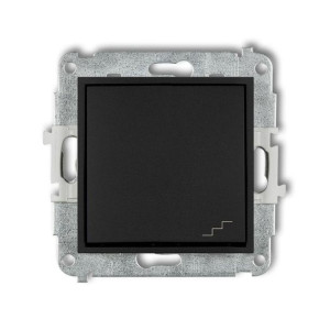 Karlik Mini czarny mat - łącznik schodowy - 12MWP-3