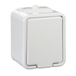Schneider Cedar biały - gniazdo pojedyncze IP44 Nt-130H