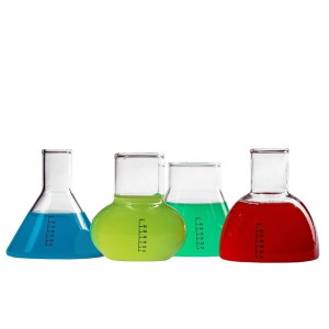 KIELISZKI LABORATORYJNE 4 szt. 100-150ml imprezowe
