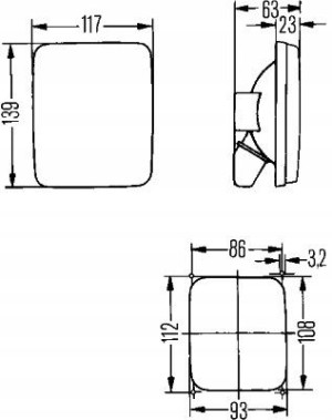 Hella 2sa 005 200-171 Lampa Tylna