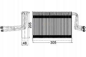 Hella 8fv 351 331-261 Parownik Klimatyzacji