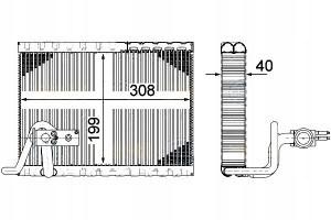 Hella 8fv 351 331-501 Parownik Klimatyzacji