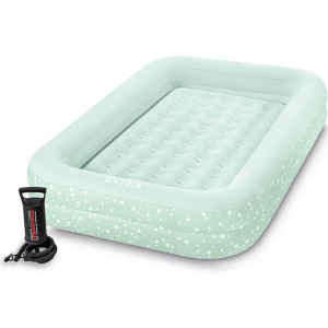 Materac welurowy dmuchany dla dzieci 107 x 168 x 25 cm INTEX 66810