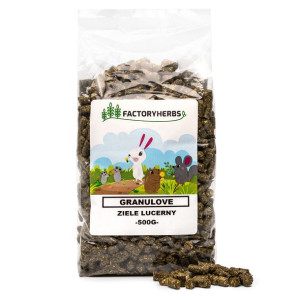 FactoryHerbs GranuLove ziele lucerny 500g - dla królików i gryzoni