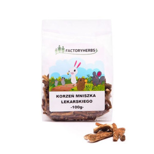 FactoryHerbs Korzeń Mniszka Lekarskiego 100g - dla królików i gryzoni