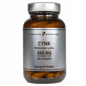 CYNK Glukonian Cynku 500 mg 60 kapsułek