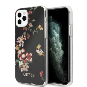 Etui Guess GUHCN65IMLFL04 Apple iPhone 11 Pro Max czarny/black N°4 Flower C