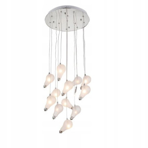 Lampa wisząca 13 żarówek LED ŻYRANDOL