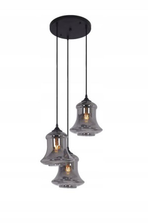 Lampa wisząca potrójny klosz 0-75 METAL ŻYRANDOL