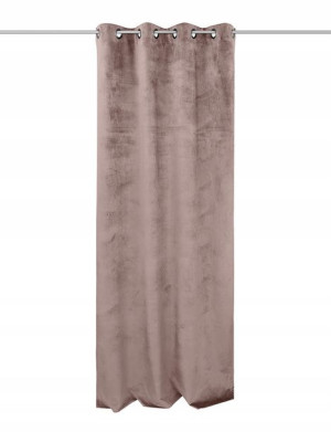 Zasłona VELVET 137 x 260 cm MHA0-47 Szary beżowy